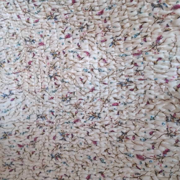 Pink Blush Ivory Floral Smocked Midi Dress - Picture 4 of 4